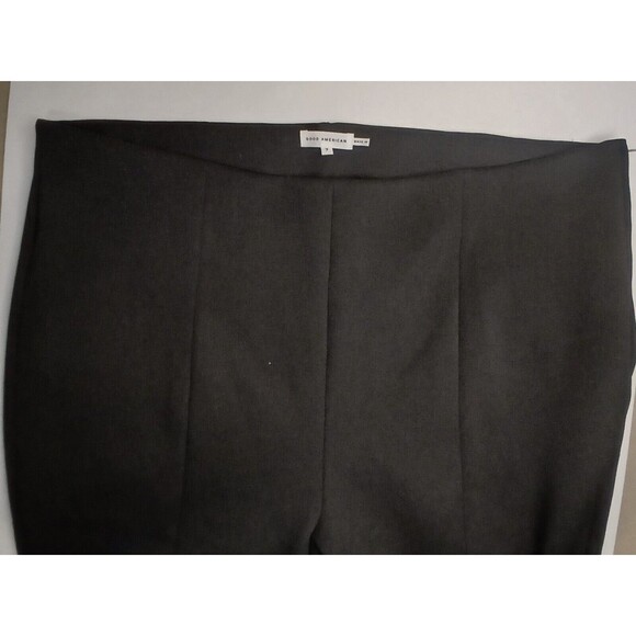 Good American Sz 4X Scuba Pull-on Straight Black Trouser Pants w Zip Hem NWOT - Picture 6 of 15